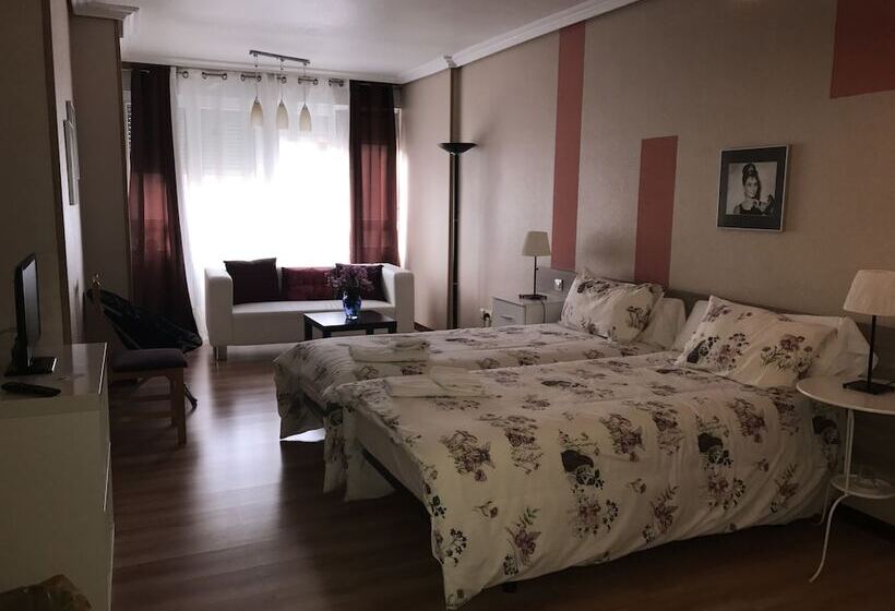 اتاق استاندارد با سرویس بهداشتی مشترک, Alojamientos Olga