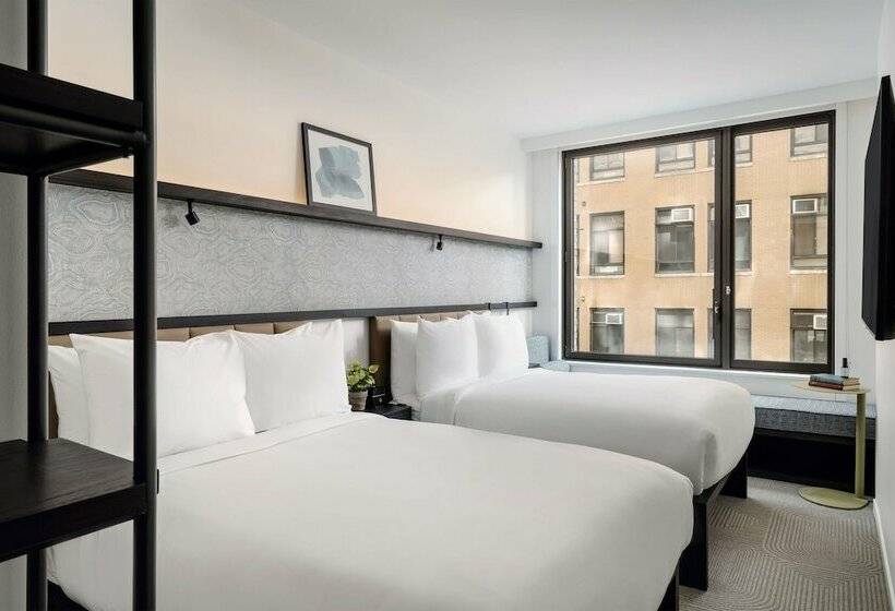 스탠다드 룸 더블 침대 2개, Arlo Midtown