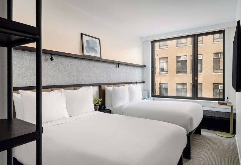 스탠다드 룸 더블 침대 2개, Arlo Midtown