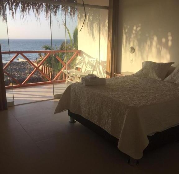 豪华海景房带阳台, Origenes Spa & Lodging