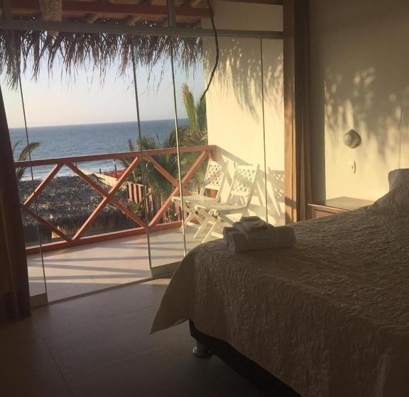 豪华海景房带阳台, Origenes Spa & Lodging