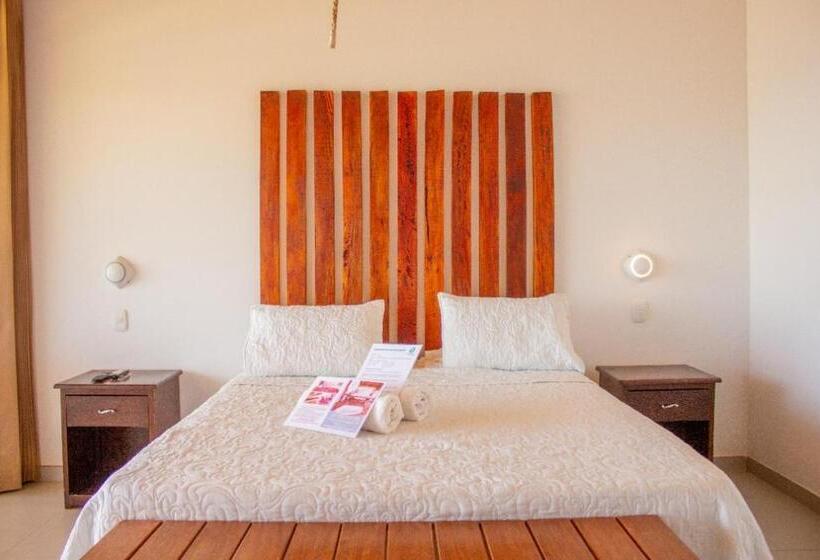 豪华海景房带阳台, Origenes Spa & Lodging