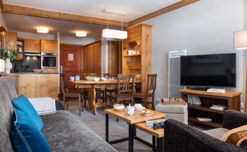 شقة لشخصين مزود بحمام سباحة, Résidence Pierre & Vacances Premium Arc 1950 Le Village