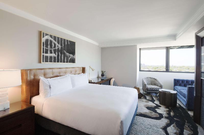 带大床的标准间, The Highland Dallas, Curio Collection By Hilton