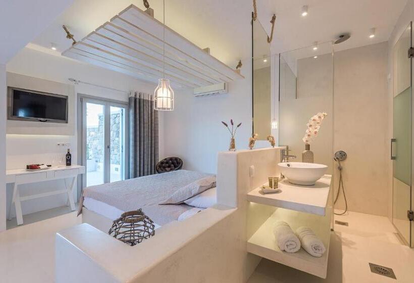 סוויטת אקזקיוטיב נוף לים, Sunrise Beach Mykonos   A Myconian Collection