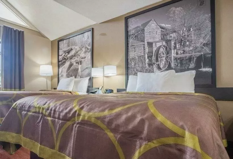 ２ダブルベッドのスタンダードルーム, Super 8 By Wyndham Downtown Gatlinburg At Convention Center