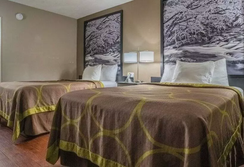 ２ダブルベッドのスタンダードルーム, Super 8 By Wyndham Downtown Gatlinburg At Convention Center