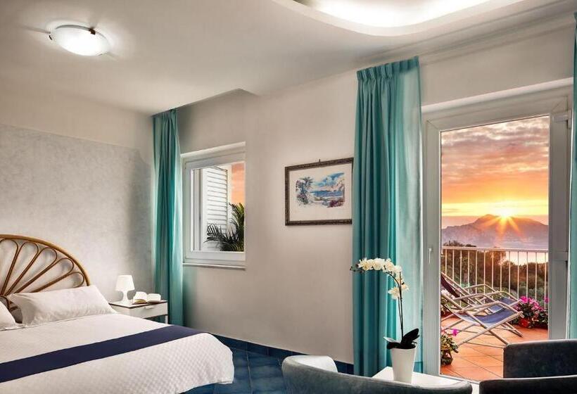 オーシャンビューのスーペリアー1ベッドルームアパートメント, Gocce Di Capri Resort