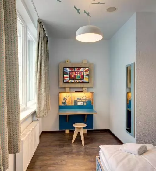 Standard Yhden Hengen Huone, Meininger Hotel Hamburg City Center
