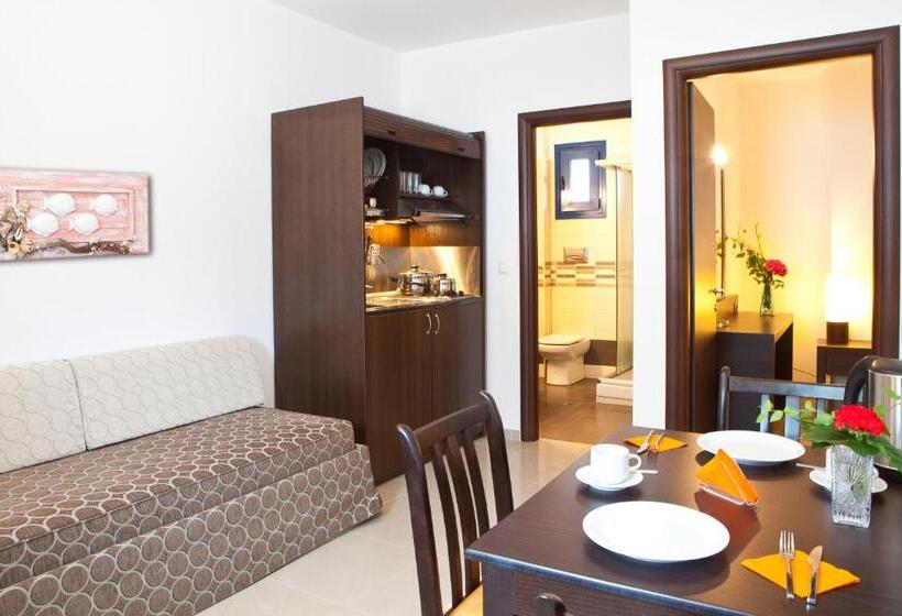 1베드룸 아파트 1층, Porto Koufo