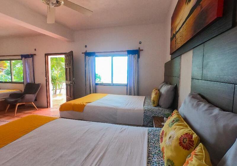 Quarto Familiar, Xo Hotel Bacalar   Frente Laguna