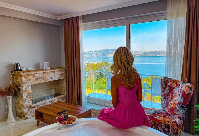 标准间带漩涡浴缸, Sapanca View