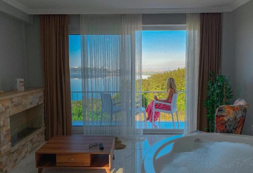 标准间带漩涡浴缸, Sapanca View