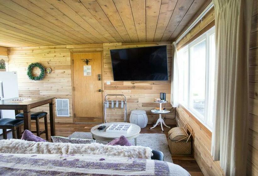 キングサイズベッドのスイートルーム, Dungeness Bay Cottages