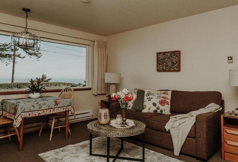 キングサイズベッドのスイートルーム, Dungeness Bay Cottages