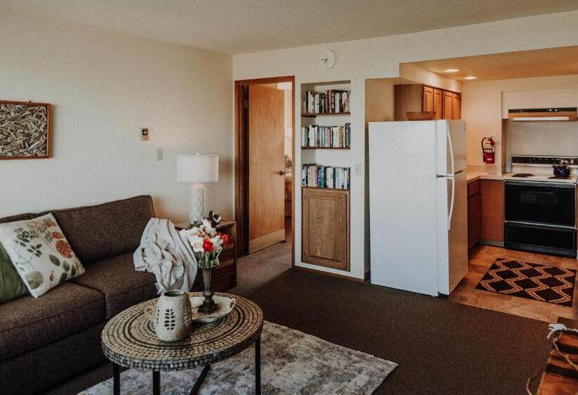 キングサイズベッドのスイートルーム, Dungeness Bay Cottages