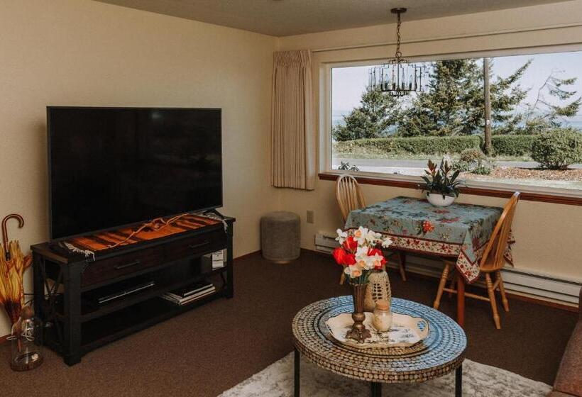 キングサイズベッドのスイートルーム, Dungeness Bay Cottages