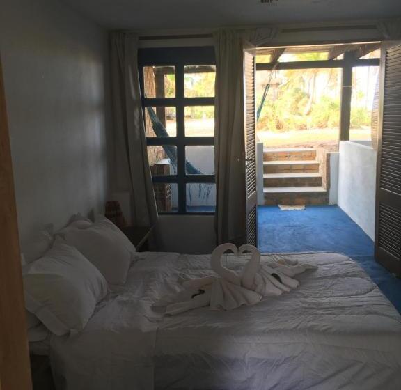 חדר סטנדרט נוף לים עם מרפסת, Pousada Mar Dos Algodões   Praia De Algodões