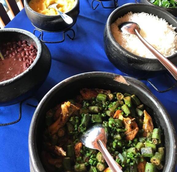 스탠다드 트리픔 룸 공동욕실, Pousada Rancho Flores