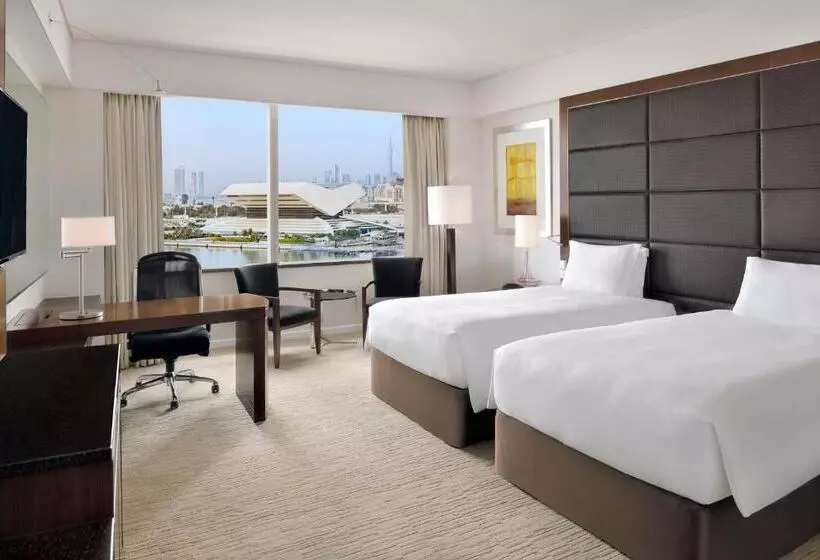 اتاق استاندارد با چشم‌انداز دریا, Crowne Plaza Dubai Festival City