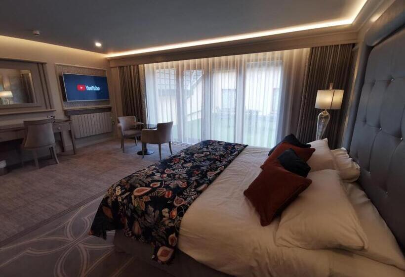 غرفة ديلوكس مزودة بشرفة, Errigal Country House