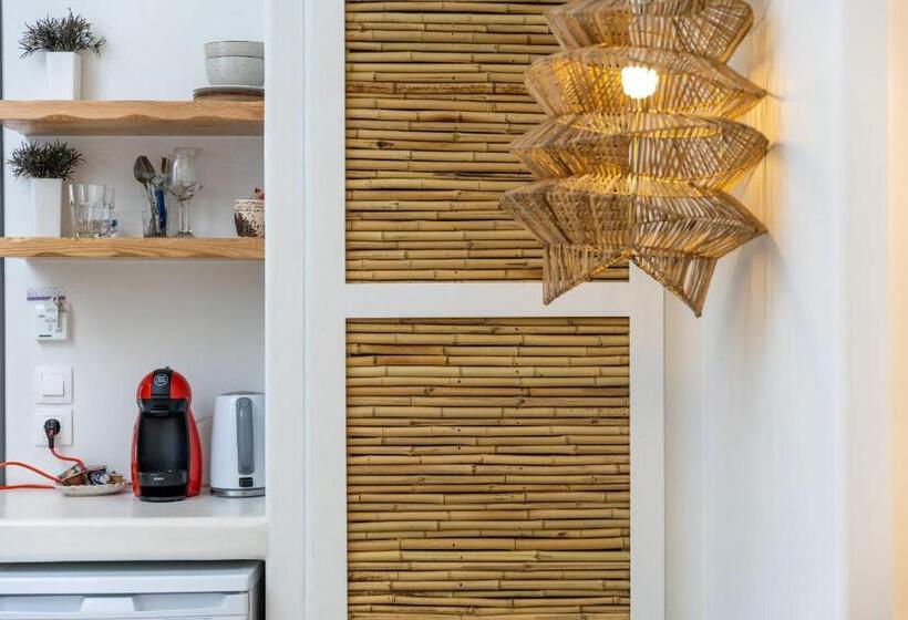 غرفة ديلوكس مزودة بشرفة, Naxos Petite Studios