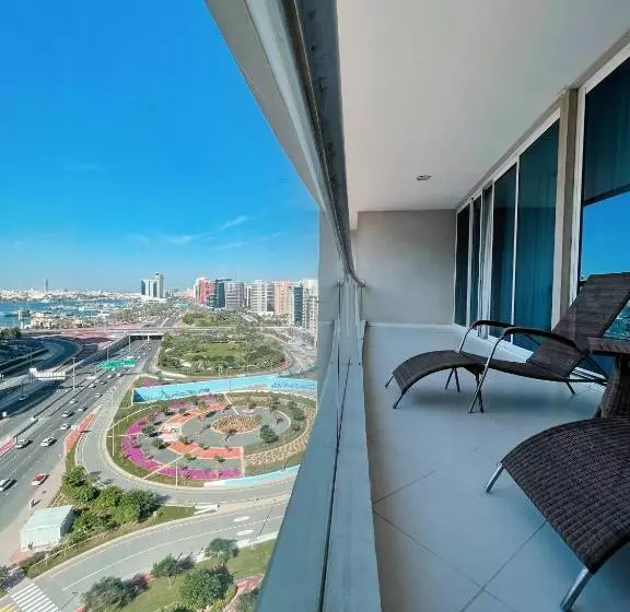 آپارتمان پرستیژ 1 خوابه, Flora Creek Deluxe Hotel Apartments, Dubai