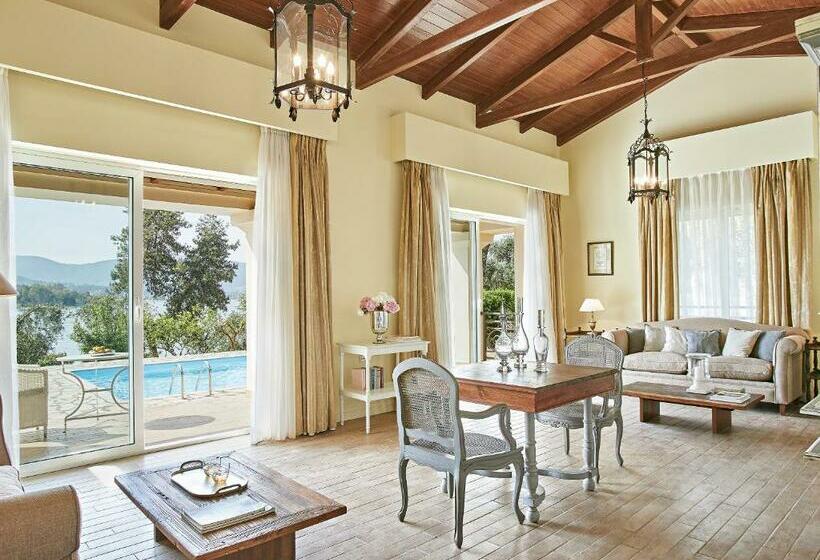 וילה עם חדר שינה אחד ובריכת שחיה, Grecotel Eva Palace, Beach Luxury Resort