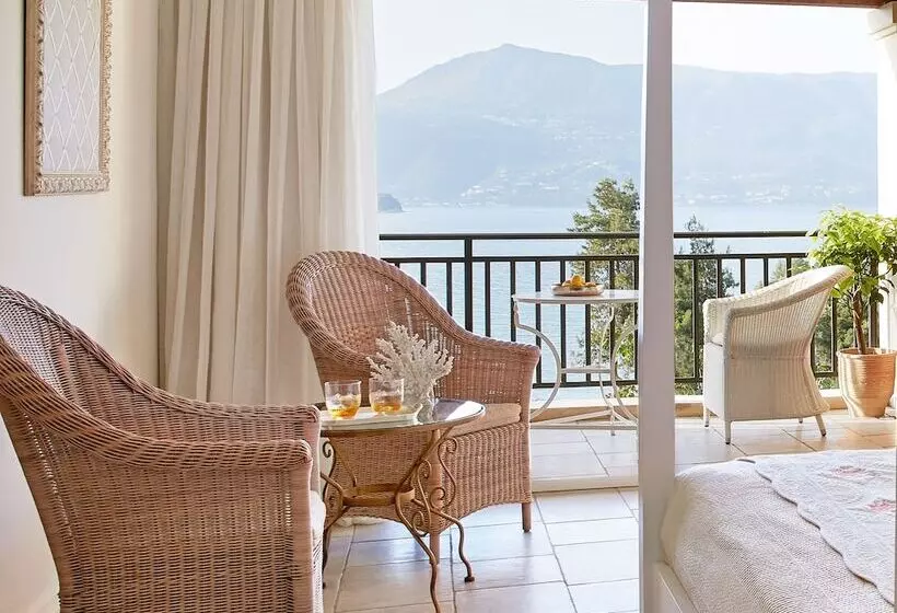 Superior bungalow with sea view, Grecotel Eva Palace, Beach Luxury Resort