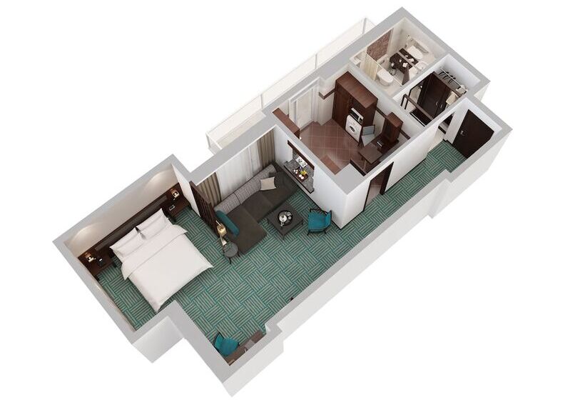 Студия Стандарт, Flora Creek Deluxe Hotel Apartments, Dubai