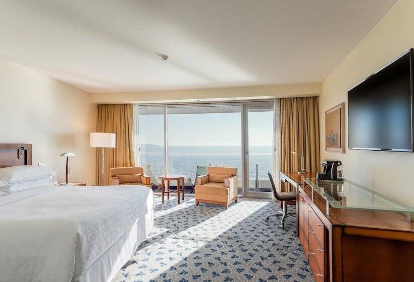 带海景及夫妻床的经典房间, Sheraton Miramar Hotel & Convention Center