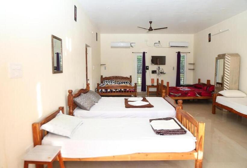 וילה בת חדר שינה 1, Blissful Haven Art House   Near Entrance To Auroville