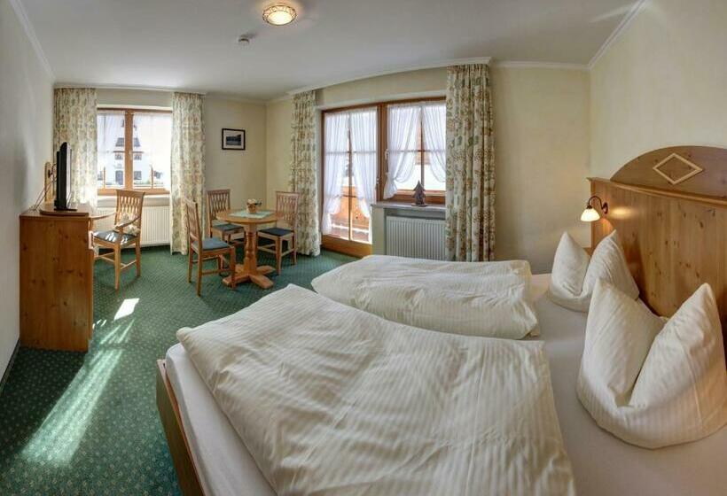 3 Kişilik Temel Oda, Gasthof Metzgerei Hirschbichler Chiemgau Karte