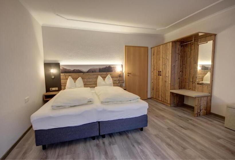 Manzaralı 1 Yatak Odalı Daire, Gasthof Metzgerei Hirschbichler Chiemgau Karte