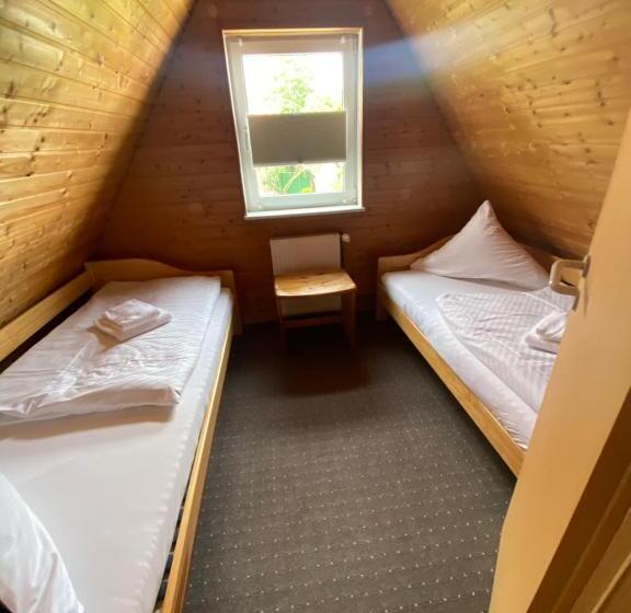 バンガローの2ベッドスタンダードルーム, Hostel, Gästehaus Zum Molenfeuer