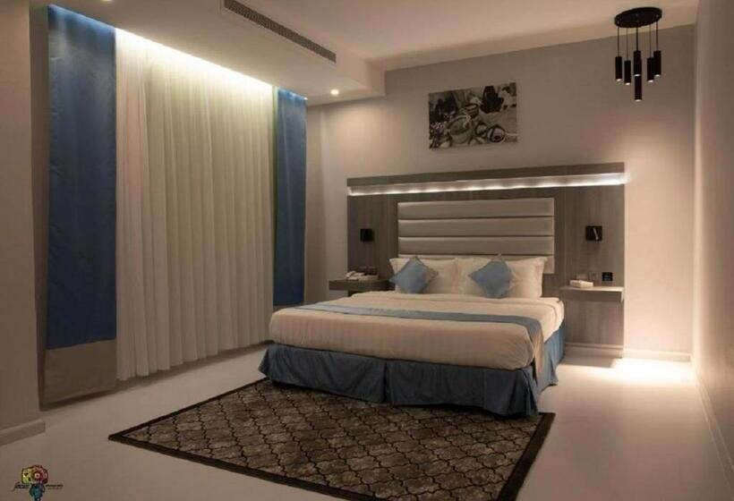 キングサイドベッドのスタンダードワンルーム, Manazeli Jeddah