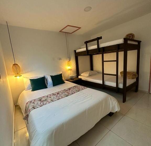 4인용 스탠다드 룸, Mahalo Hostel