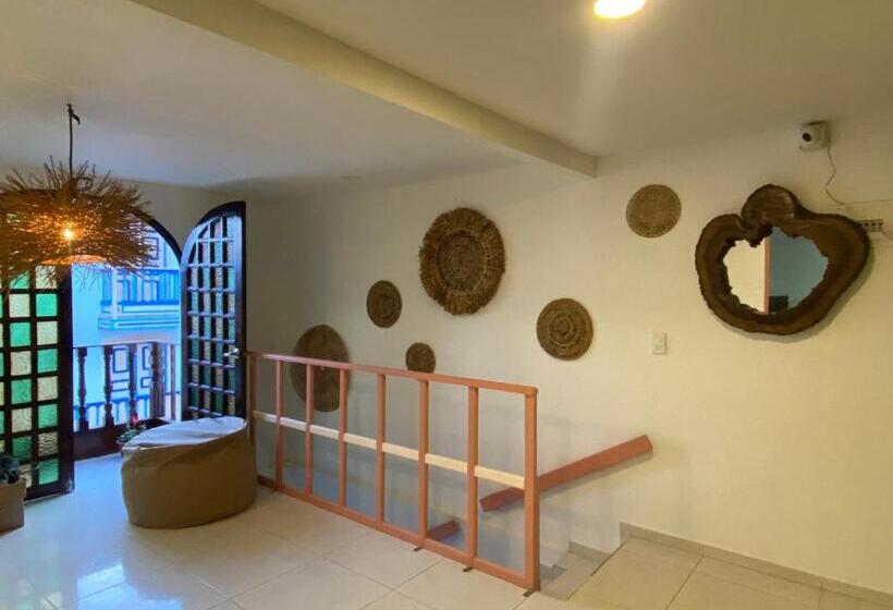 Standaard Vierpersoonskamer met Gedeelde Badkamer, Mahalo Hostel