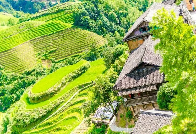 バルコニー付きスタンダードルーム, Longji Terrace La Vie Inn