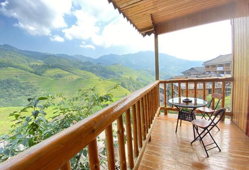 景色の見えるトリプルスタンダードルーム, Longji Terrace La Vie Inn