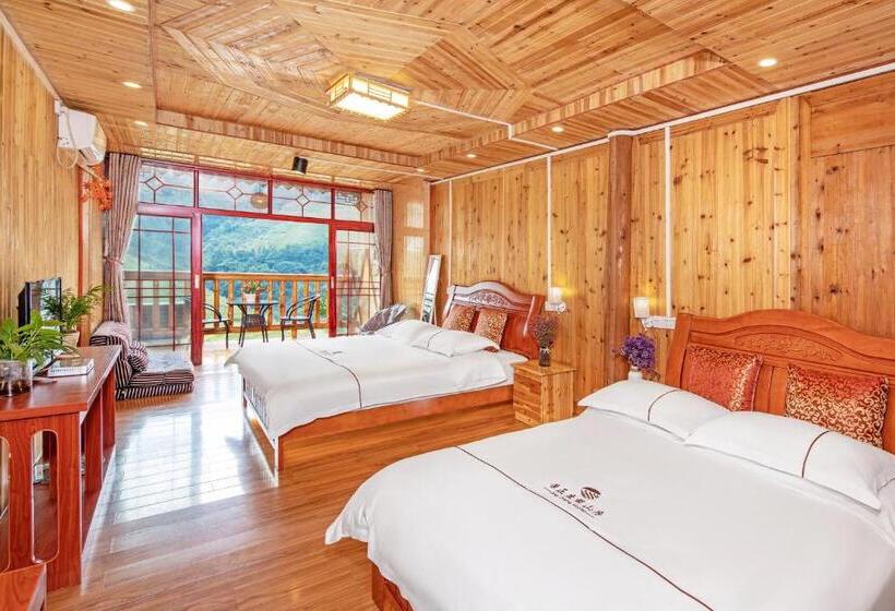 デラックスファミリールーム, Longji Terrace La Vie Inn