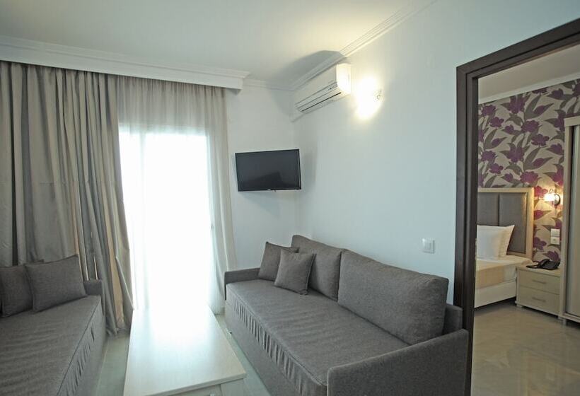 带1个卧室的带海景的公寓, Naias