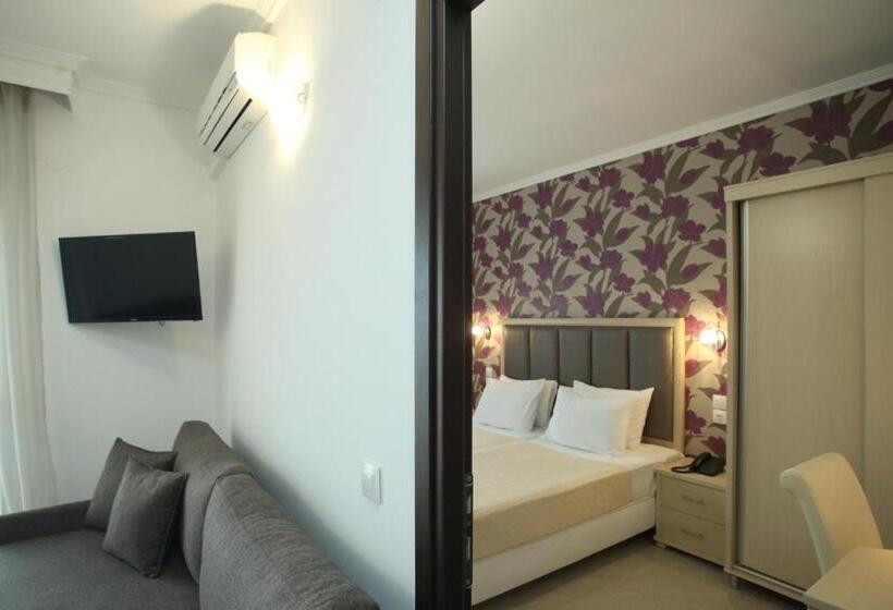 带1个卧室的带海景的公寓, Naias