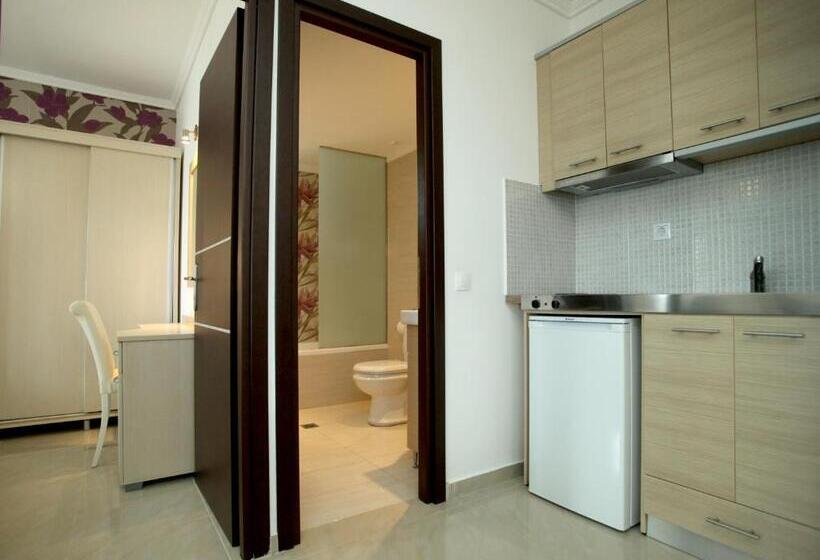 带1个卧室的带海景的公寓, Naias