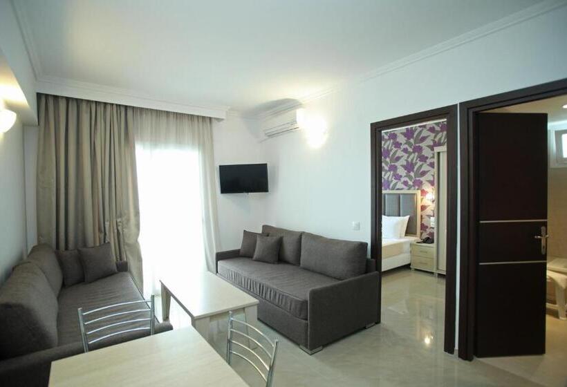 带1个卧室的带海景的公寓, Naias