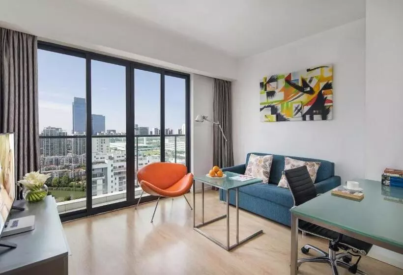 １ベッドルームのデラックスアパートメント, Citadines Xinghai Suzhou