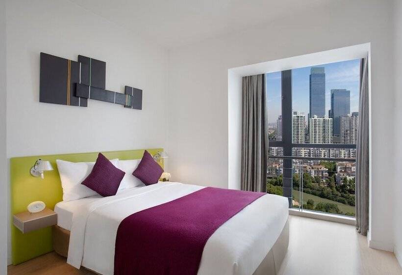 침실 1개 디럭스 아파트, Citadines Xinghai Suzhou