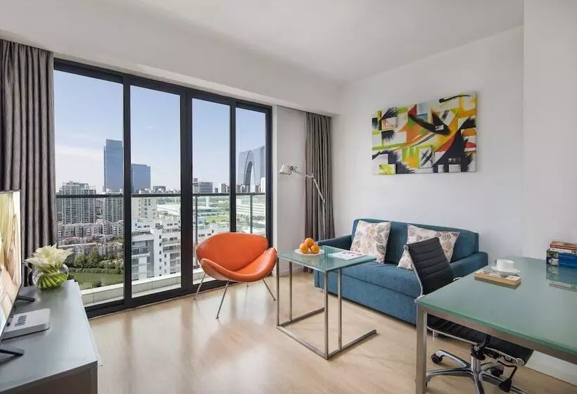 １ベッドルームのデラックスアパートメント, Citadines Xinghai Suzhou