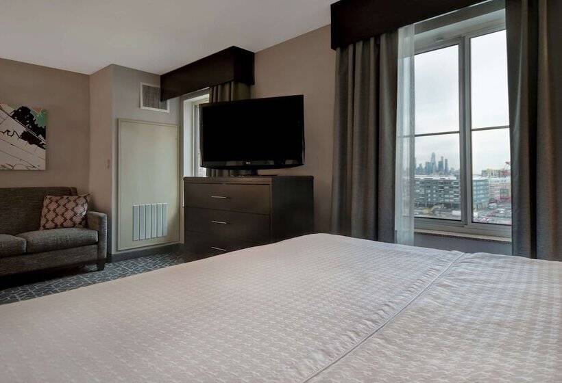 스탠다드 스튜디오 더블 침대, Homewood Suites By Hilton Edgewater