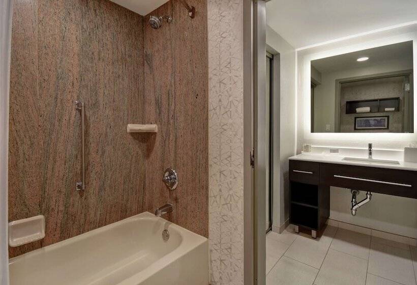 스탠다드 스튜디오 더블 침대, Homewood Suites By Hilton Edgewater